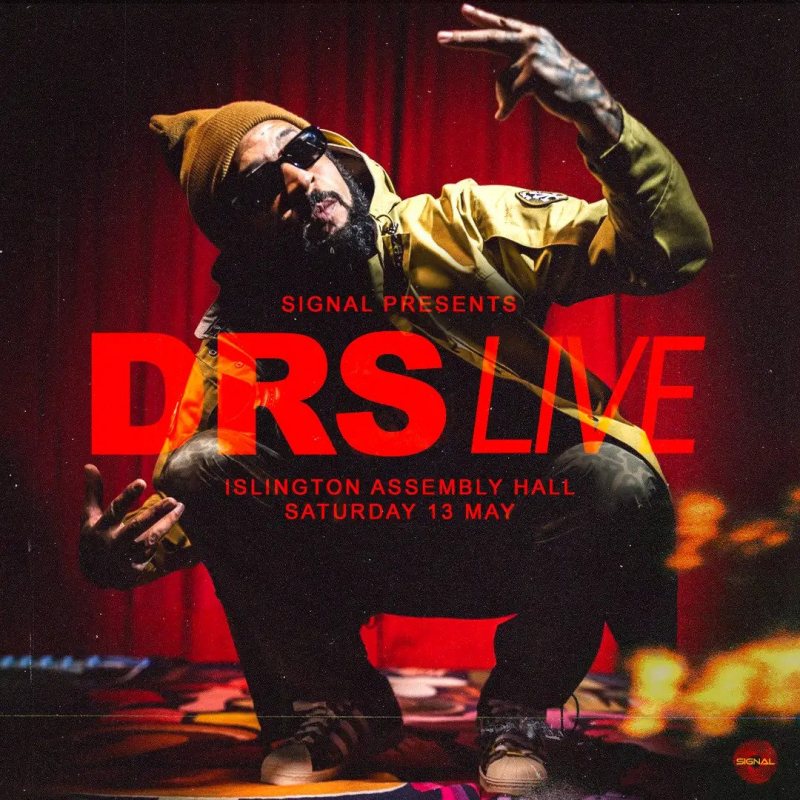 DRS at Islington Assembly Hall on Sat 13th May 2023 Flyer