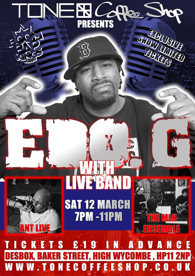 EDO.G at TONE on Sat 12th March 2022 Flyer