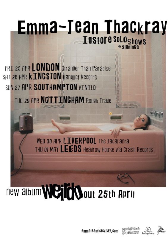 Emma-Jean Thackray at Stranger Than Paradise Records on Fri 25th April 2025 Flyer