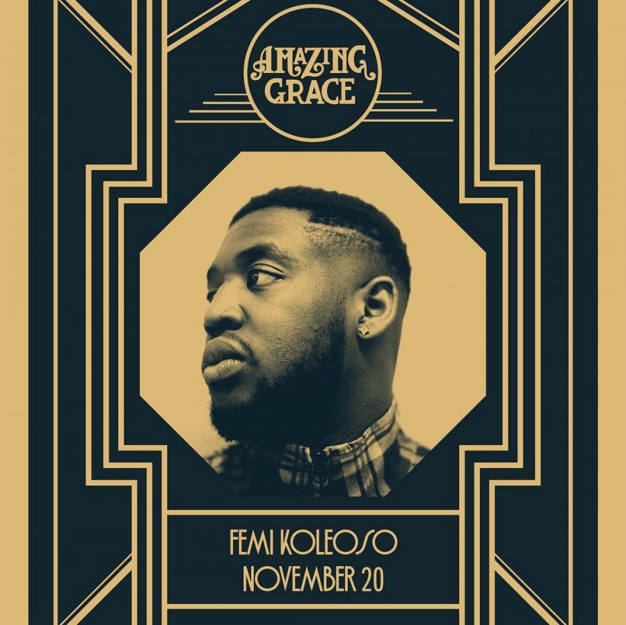 Femi Koleoso (DJ Set) at Amazing Grace on Sat 27th November 2021 Flyer