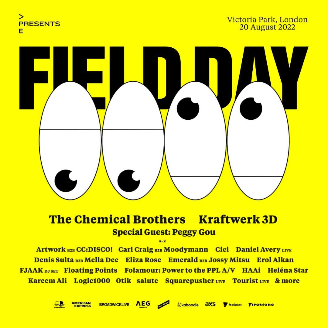 Field Day 2022 at Victoria Park on Sat 20th August 2022 Flyer