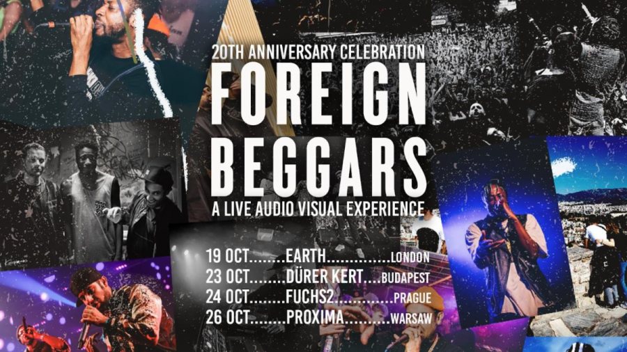 Foreign Beggars at EartH on Thu 19th October 2023 Flyer