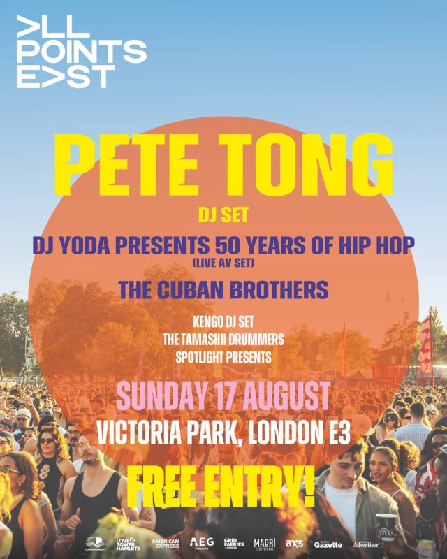 Free Entry Summer Party at Victoria Park on Sun 17th August 2025 Flyer