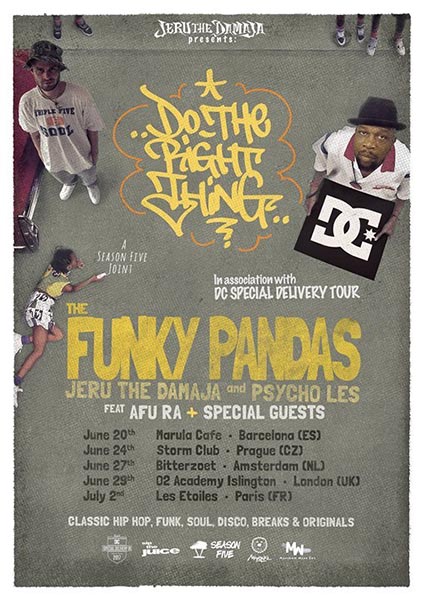 The Funky Pandas at Islington Academy on Thu 29th June 2017 Flyer