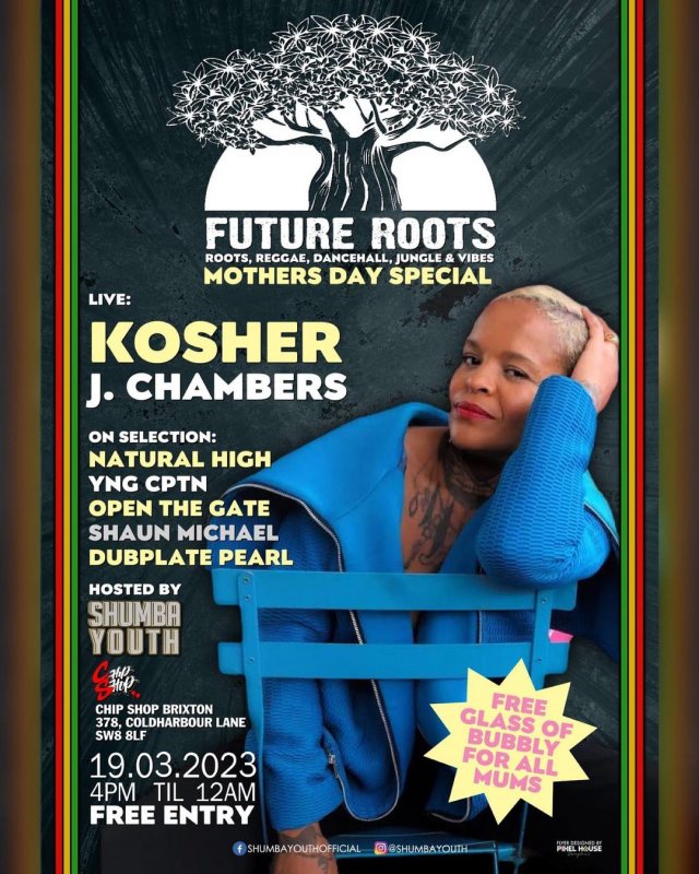 Future Roots at Chip Shop BXTN on Sun 19th March 2023 Flyer
