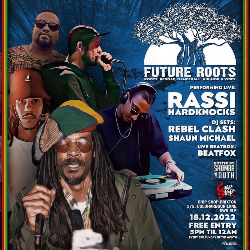 Future Roots at Chip Shop BXTN on Sun 18th December 2022 Flyer