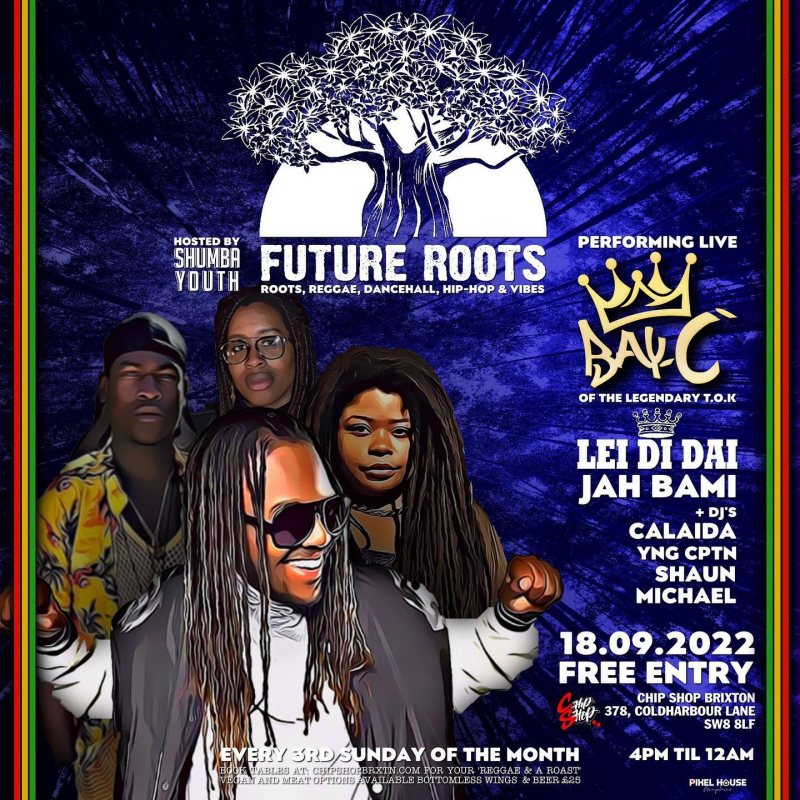 Future Roots at Chip Shop BXTN on Sun 18th September 2022 Flyer