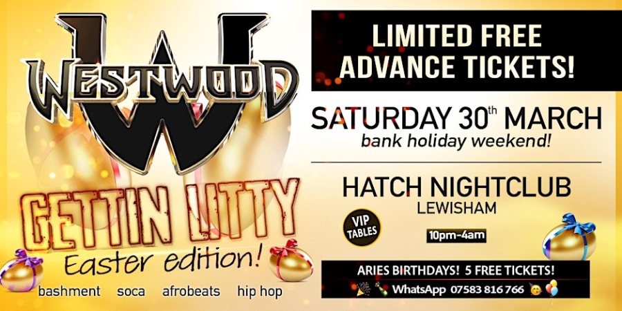 Gettin LITTY at The Hatch Club on Sat 30th March 2024 Flyer