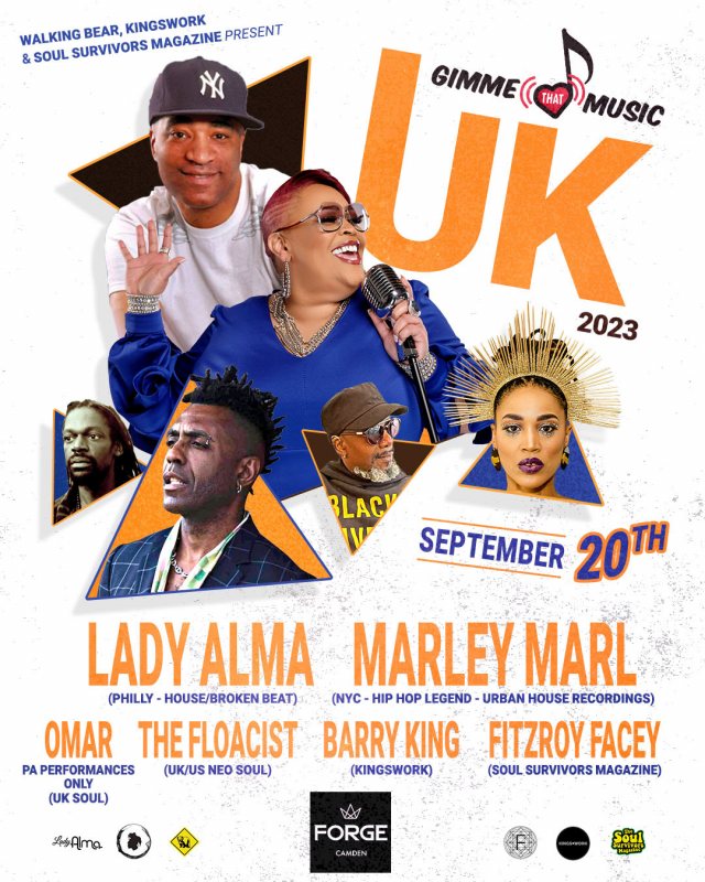 Gimme That Music UK at The Forge on Wed 20th September 2023 Flyer
