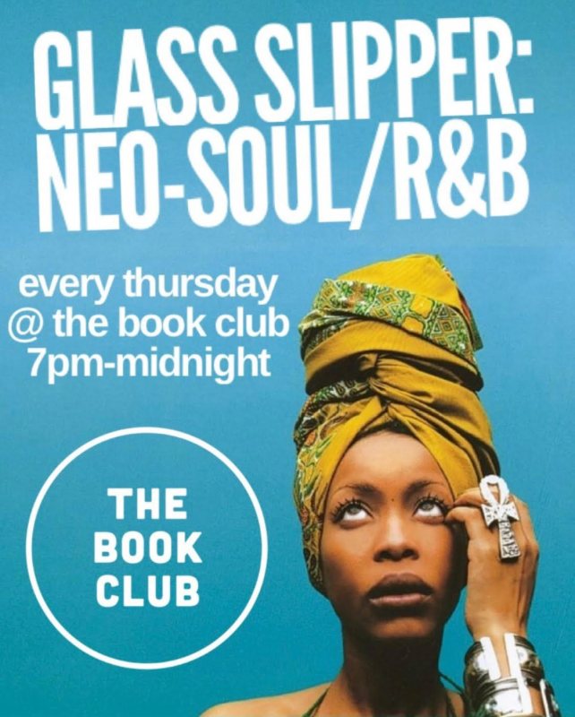 Glass Slipper Slow Jams at Book Club on Thu 4th July 2024 Flyer