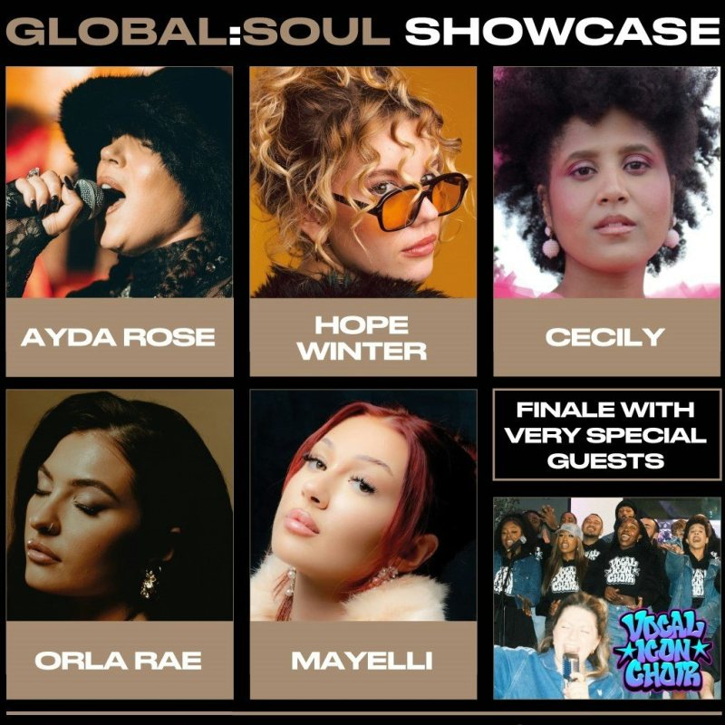Global Soul Showcase at Jazz Cafe on Sun 20th April 2025 Flyer
