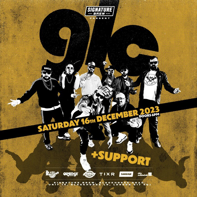 Goldie Lookin Chain at Signature Brew Haggerston on Sat 16th December 2023 Flyer