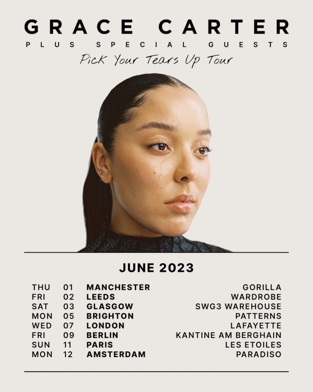Grace Carter at Lafayette on Wed 7th June 2023 Flyer