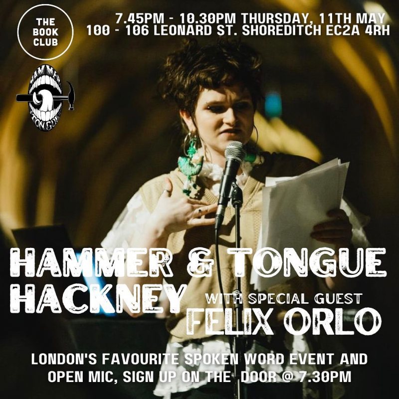 Hammer & Tongue Hackney Book Club Ah Sh!t
