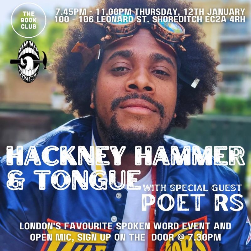 Hammer & Tongue Hackney Book Club Ah Sh!t