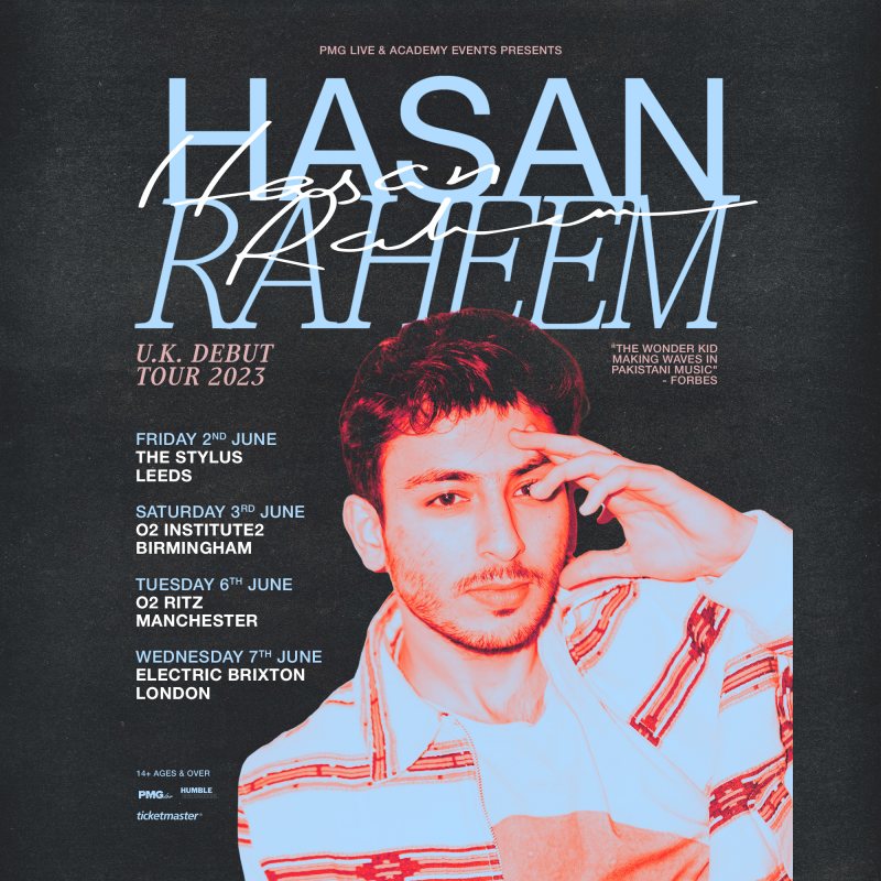 Hasan Raheem at Electric Brixton on Wed 7th June 2023 Flyer