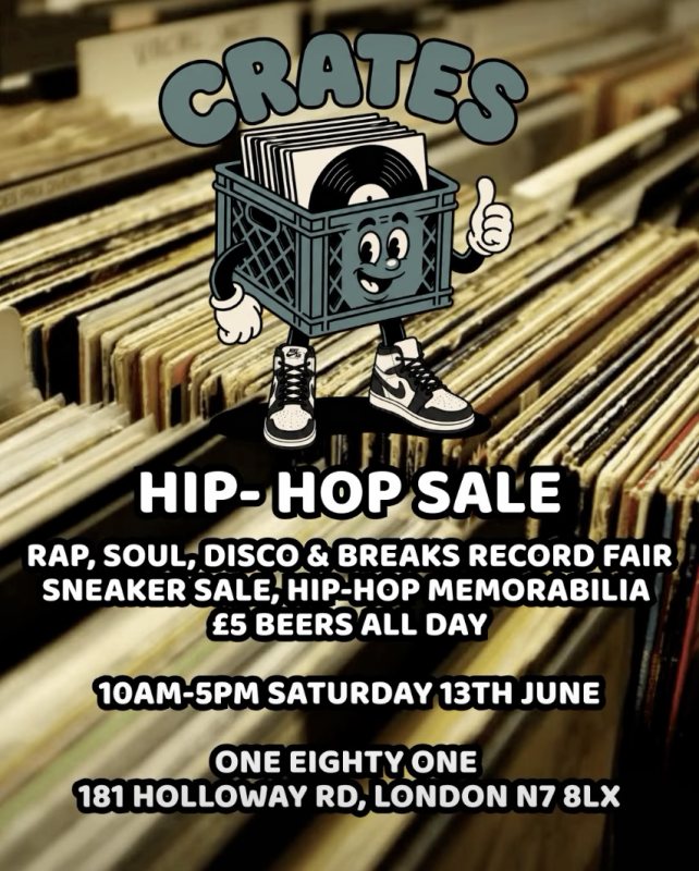 HIP-HOP SALE at One Eighty One on Sat 13th June 2026 Flyer