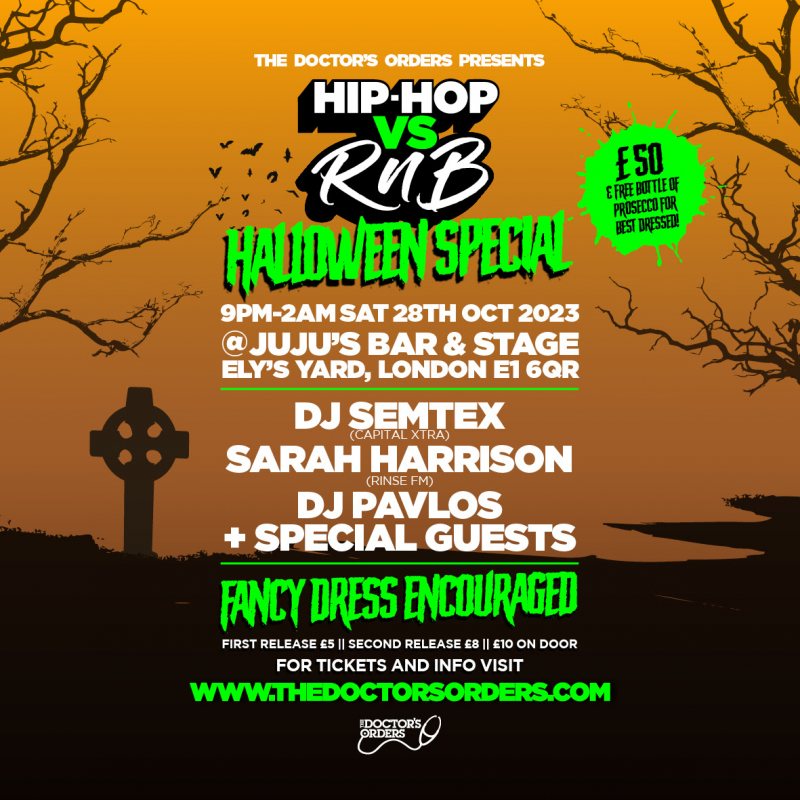Hip-Hop vs RnB Halloween Special at Juju