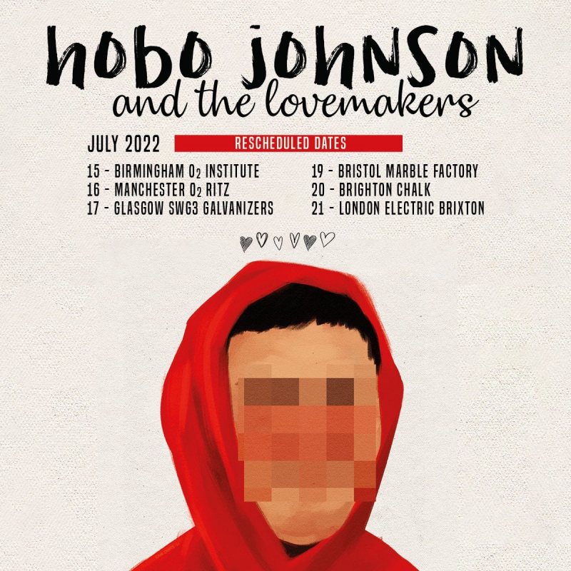 Hobo Johnson & The Lovemakers at Electric Brixton on Thu 21st July 2022 Flyer