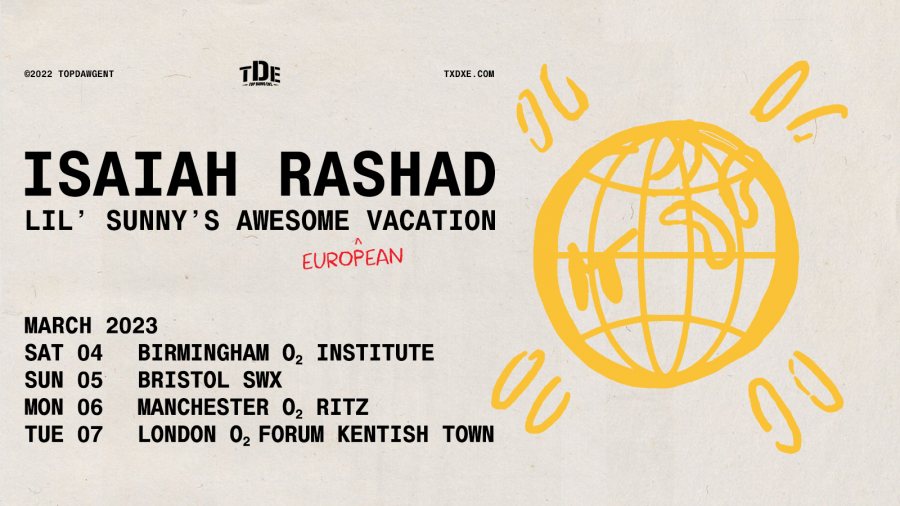 Isaiah Rahsad at The Forum on Tue 7th March 2023 Flyer