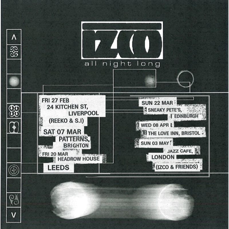 Izco & Friends at Jazz Cafe on Sun 3rd May 2026 Flyer