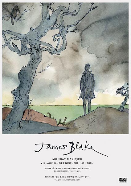 James Blake at Village Underground on Mon 23rd May 2016 Flyer