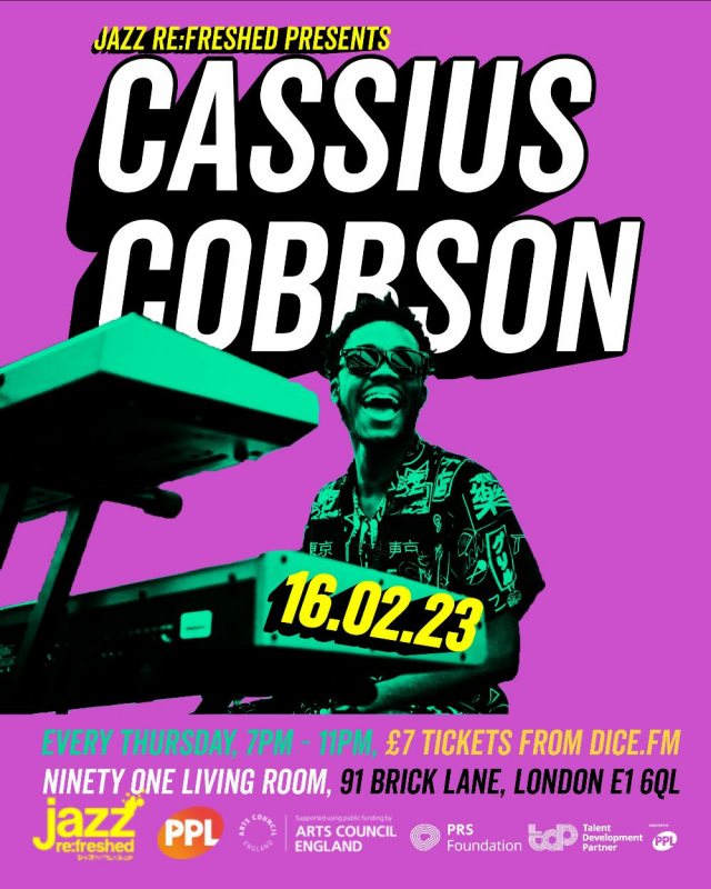 Jazz RE:Freshed at Ninety One (formerly Vibe Bar) on Thu 16th March 2023 Flyer