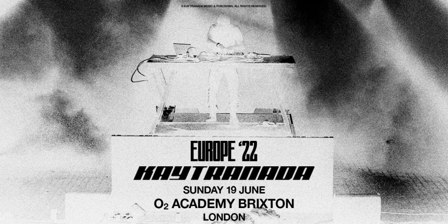 Kaytranada at Brixton Academy on Sun 19th June 2022 Flyer
