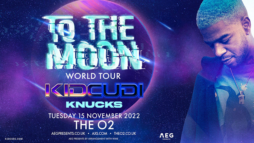 Kid Cudi at The o2 on Tue 15th November 2022 Flyer