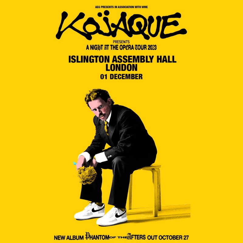 Kojaque at Islington Assembly Hall on Fri 1st December 2023 Flyer