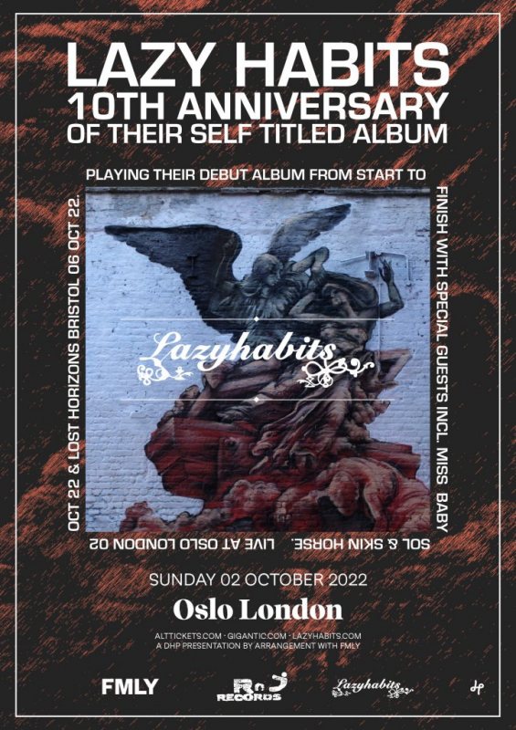 Lazy Habits at Oslo Hackney on Sun 2nd October 2022 Flyer