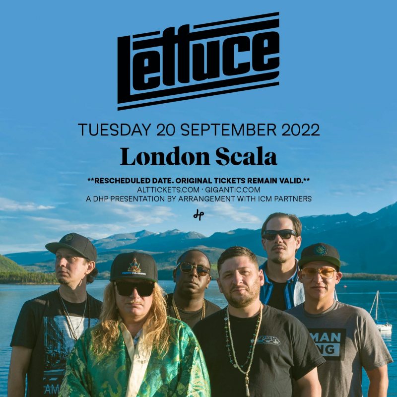 Lettuce at Scala on Tue 20th September 2022 Flyer