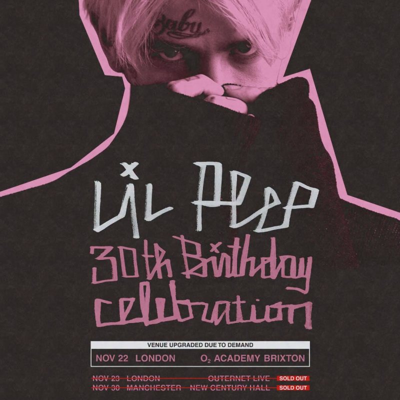 Lil Peep at Brixton Academy on Sun 22nd November 2026 Flyer