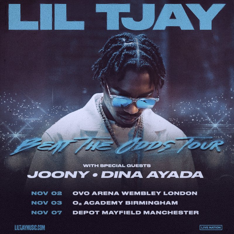 Lil Tjay at Wembley Arena on Thu 2nd November 2023 Flyer