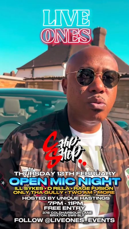 LIVE AT THE CHIP SHOP at Chip Shop BXTN on Thu 12th February 2026 Flyer