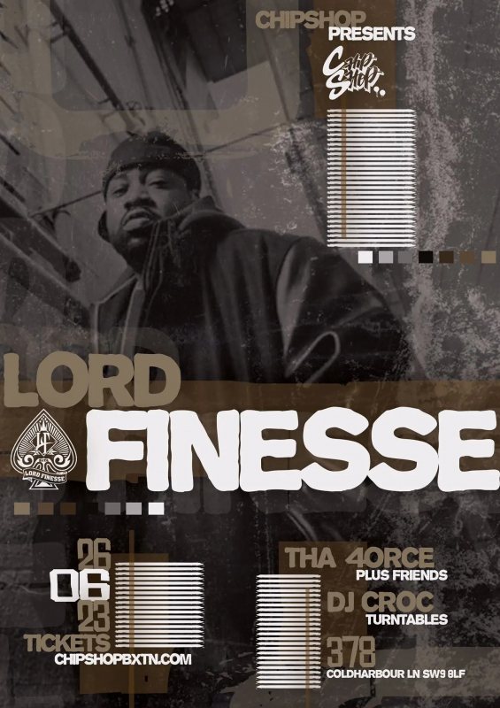 Lord Finesse at BRIX LDN on Mon 26th June 2023 Flyer