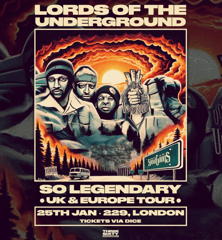Lords of the Underground at 229 The Venue on Sun 25th January 2026 Flyer