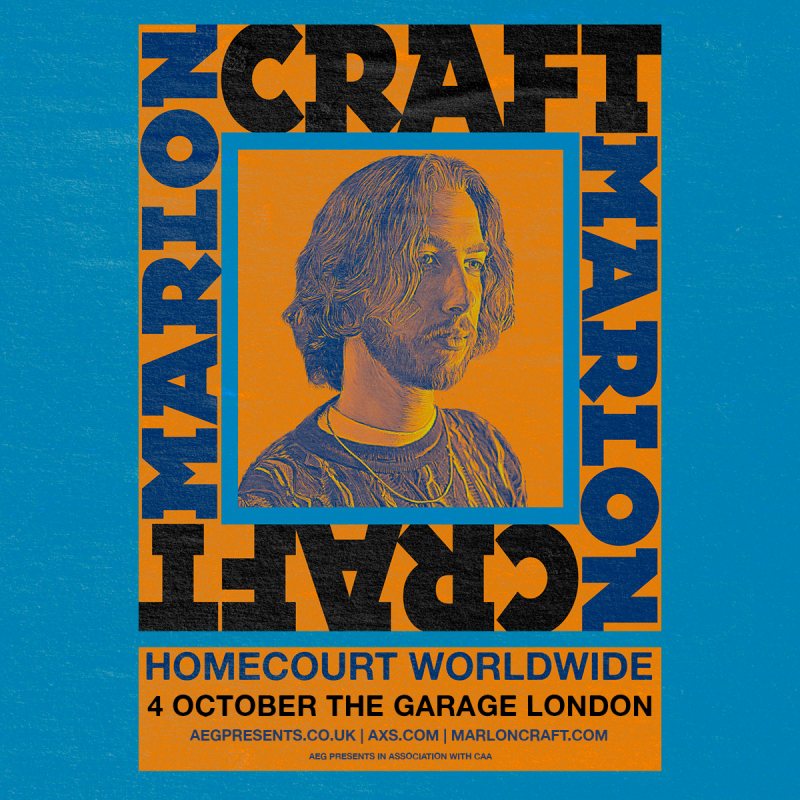 Marlon Craft at The Garage on Wed 4th October 2023 Flyer
