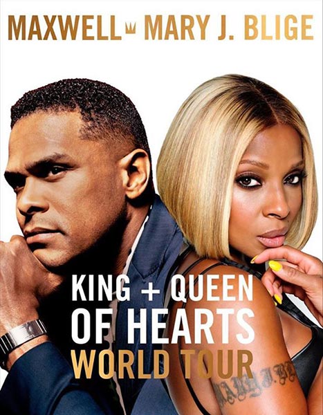 Mary J. Blige & Maxwell at The o2 on Fri 28th October 2016 Flyer
