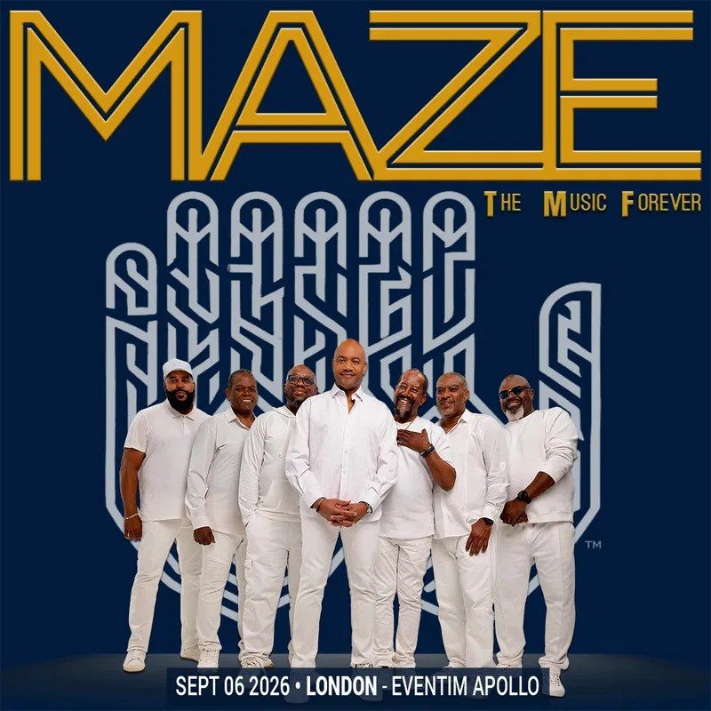 MAZE at Hammersmith Apollo on Sun 6th September 2026 Flyer