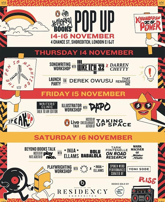 #Merky Books Pop Up at The Beats By Dr Dre Residency on Thu 14th November 2019 Flyer