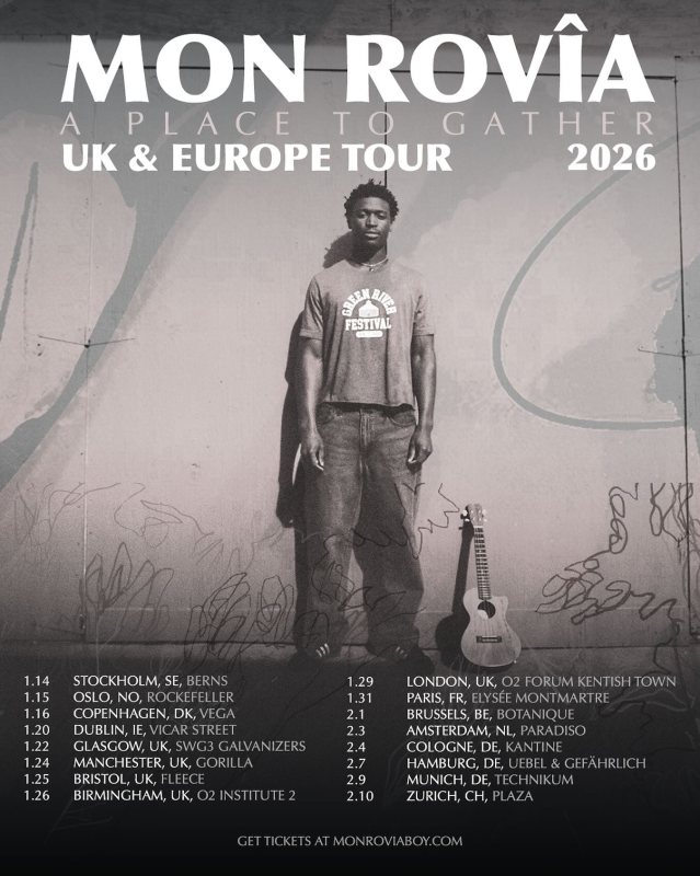 Mon Rovia at The Forum on Thu 29th January 2026 Flyer