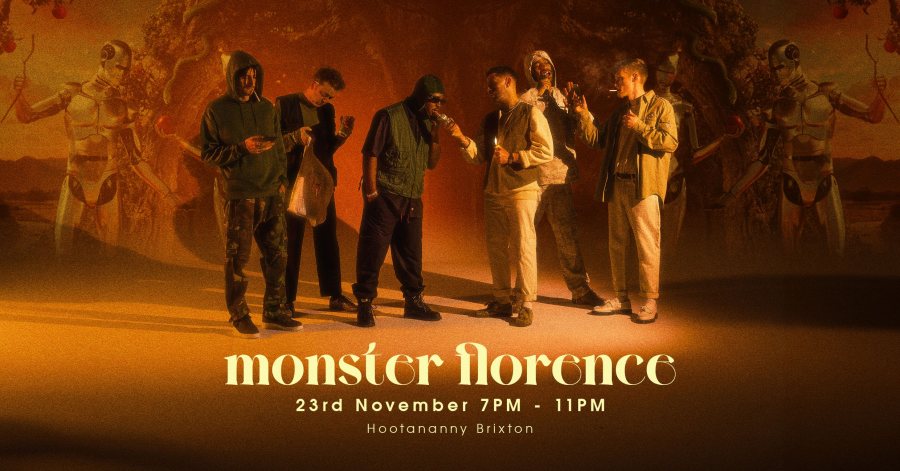 Monster Florence at Hootananny on Thu 23rd November 2023 Flyer