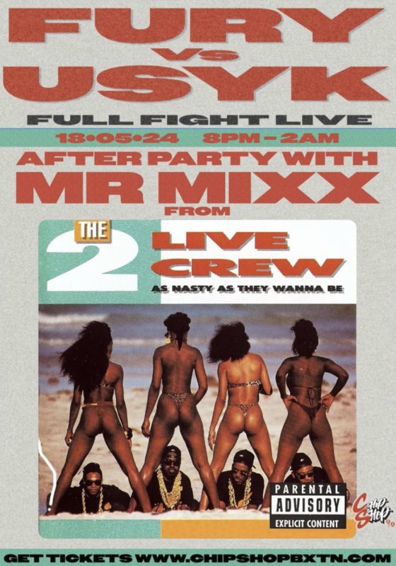 MR MIXX at Chip Shop BXTN on Sat 18th May 2024 Flyer