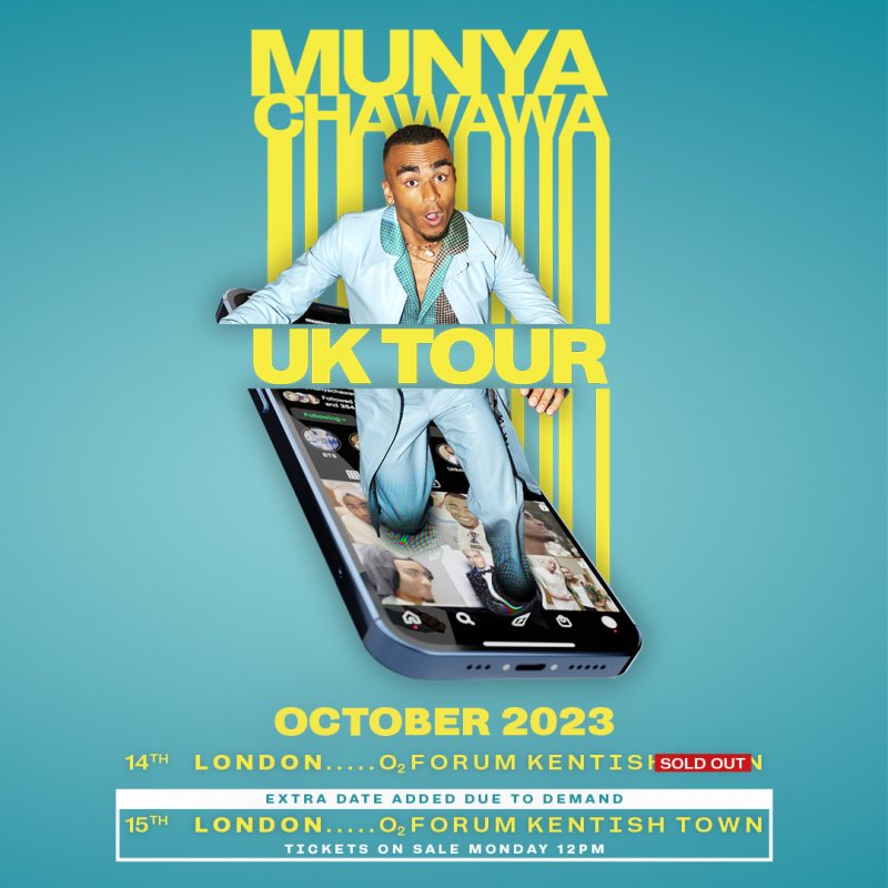 Munya Chawawa at The Forum on Sun 15th October 2023 Flyer