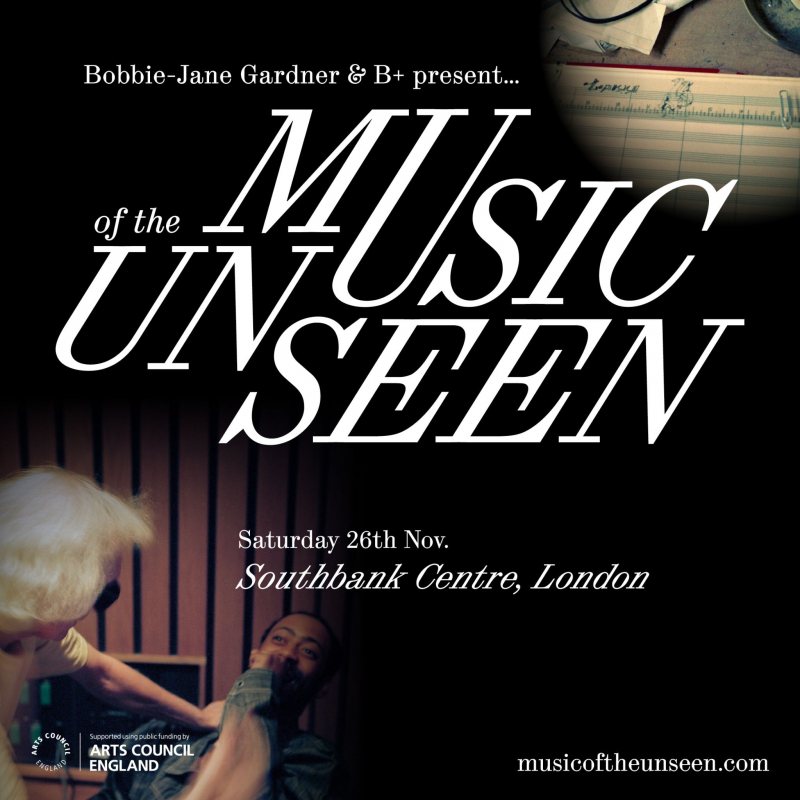 Music of the Unseen at Southbank Centre on Sat 26th November 2022 Flyer