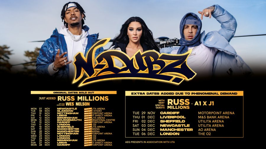 N-Dubz at The o2 on Tue 6th December 2022 Flyer