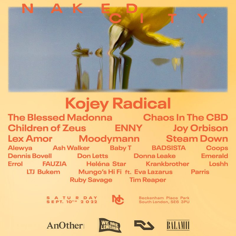 Naked City Festival 2022 at Beckenham Place Park on Sat 10th September 2022 Flyer
