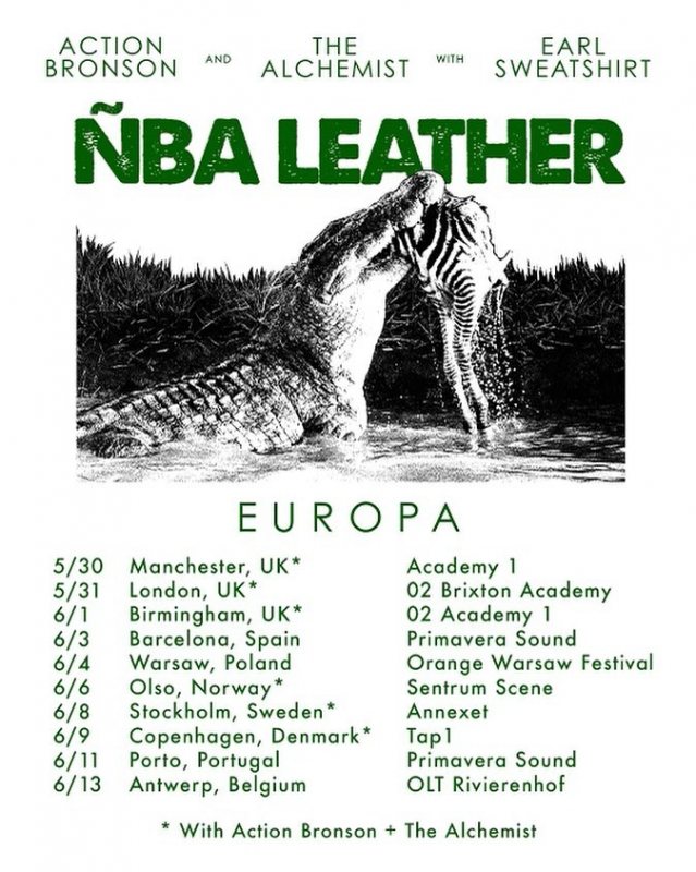NBA Leather at Brixton Academy on Tue 31st May 2022 Flyer