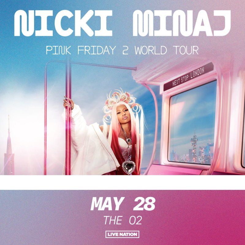 Nicki Minaj at The o2 on Tue 28th May 2024 Flyer